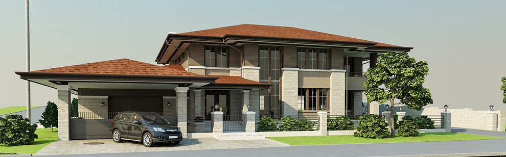 Дом в стиле Л.Райта