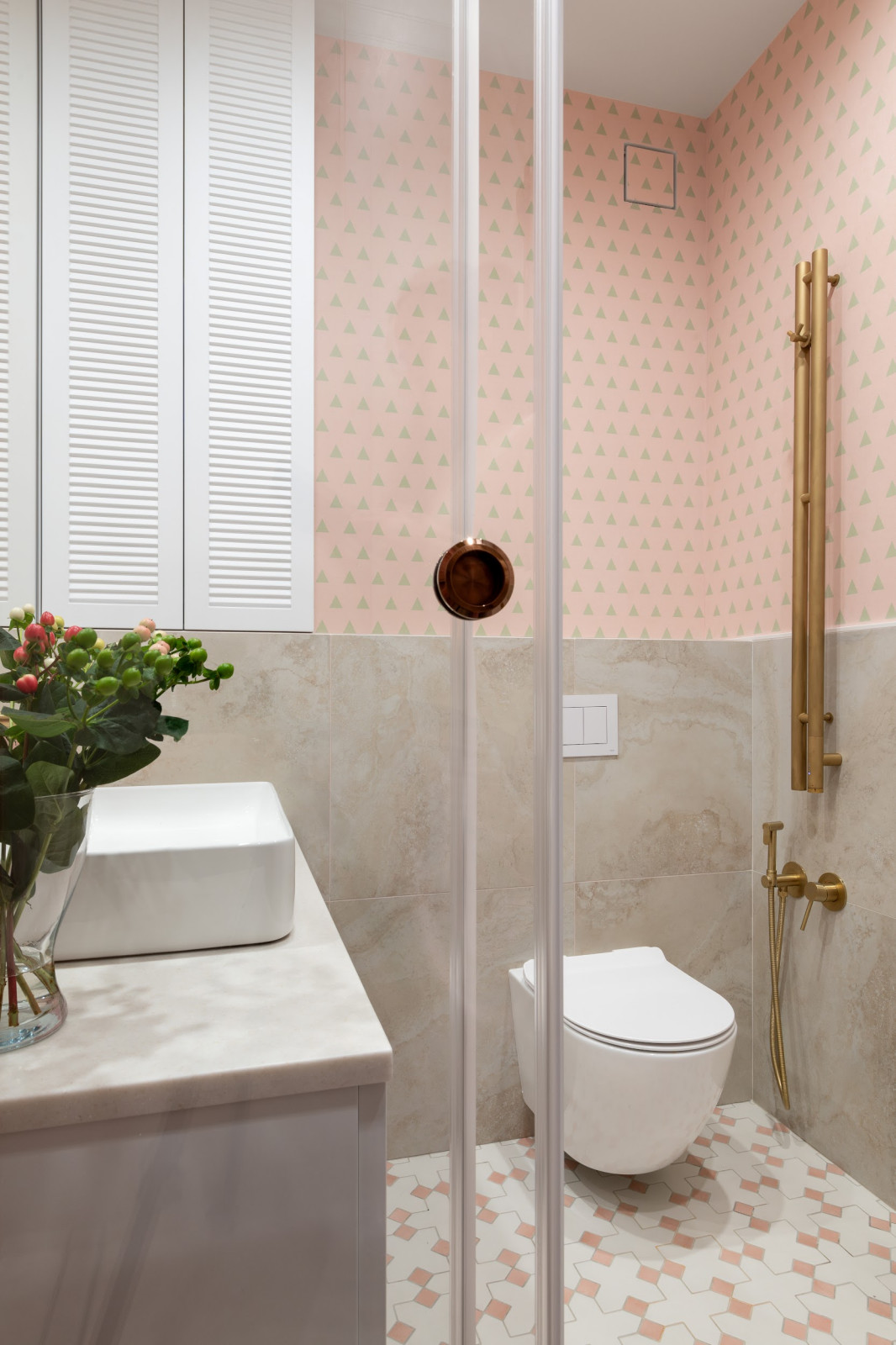 Реализованный проект квартиры "Фисташка"