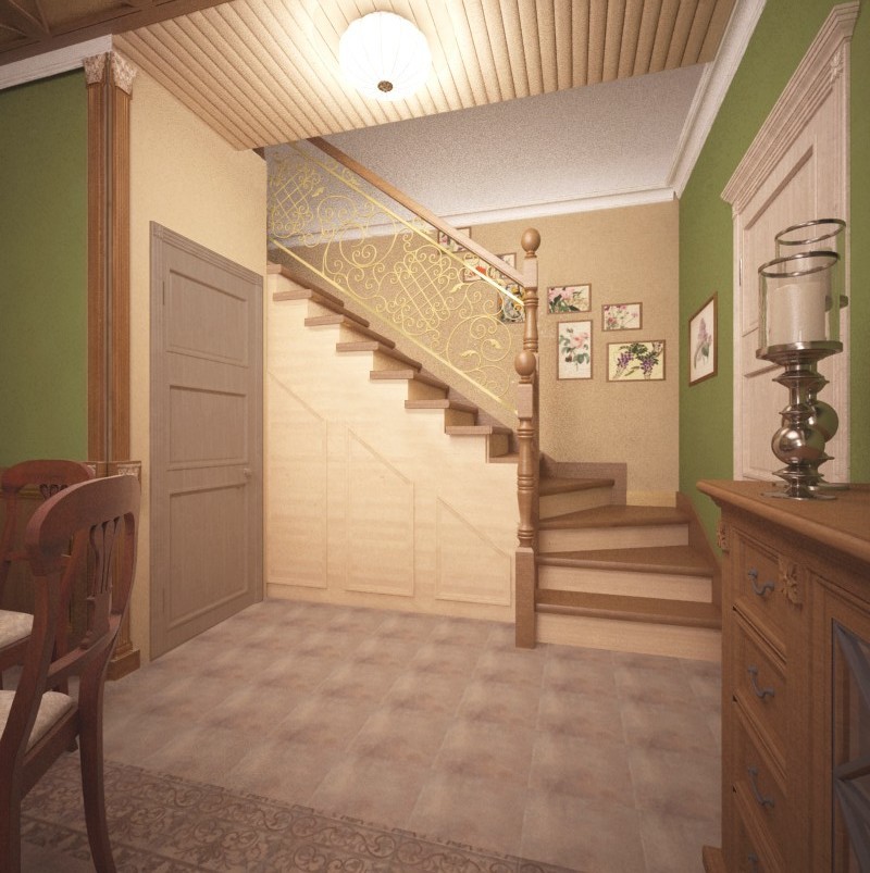 Обложка проекта: Гостиная прованс + английская классика