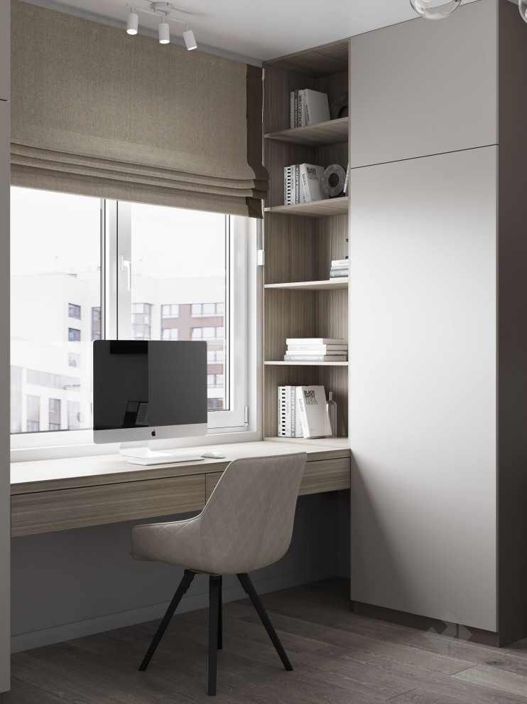 Дизайн-проект трехкомнатной квартиры ЖК "Лучи"