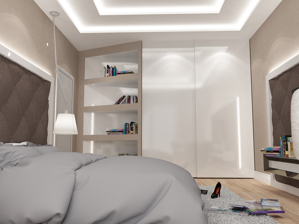 Спальня  в стиле МИНИМАЛИЗМ