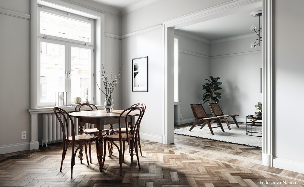 Обложка проекта: Светлый интерьер. Работа по референсу