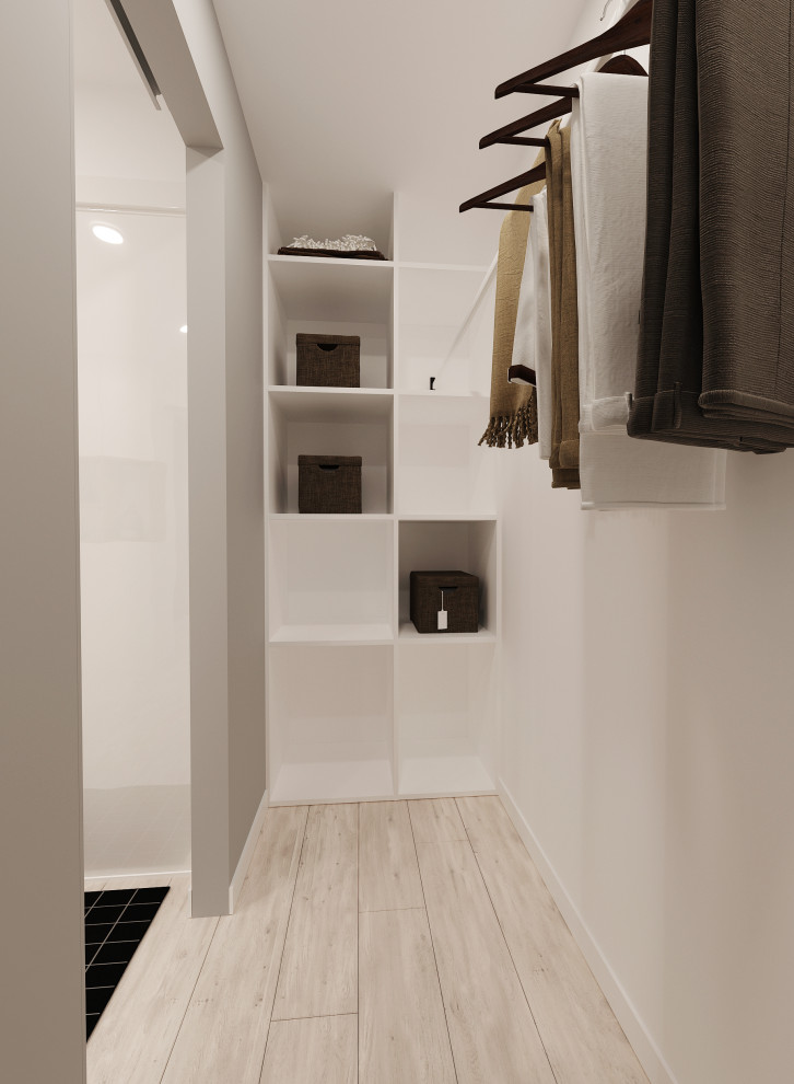 квартира для молодой пары - гардеробная