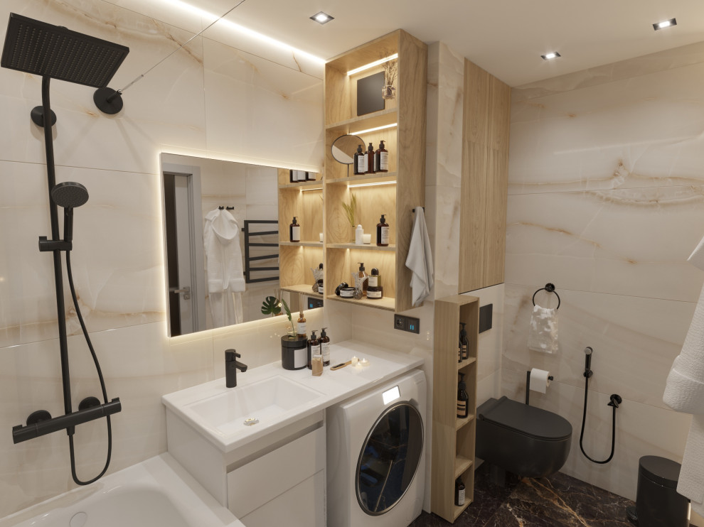 Обложка проекта: Дизайн проект ванной