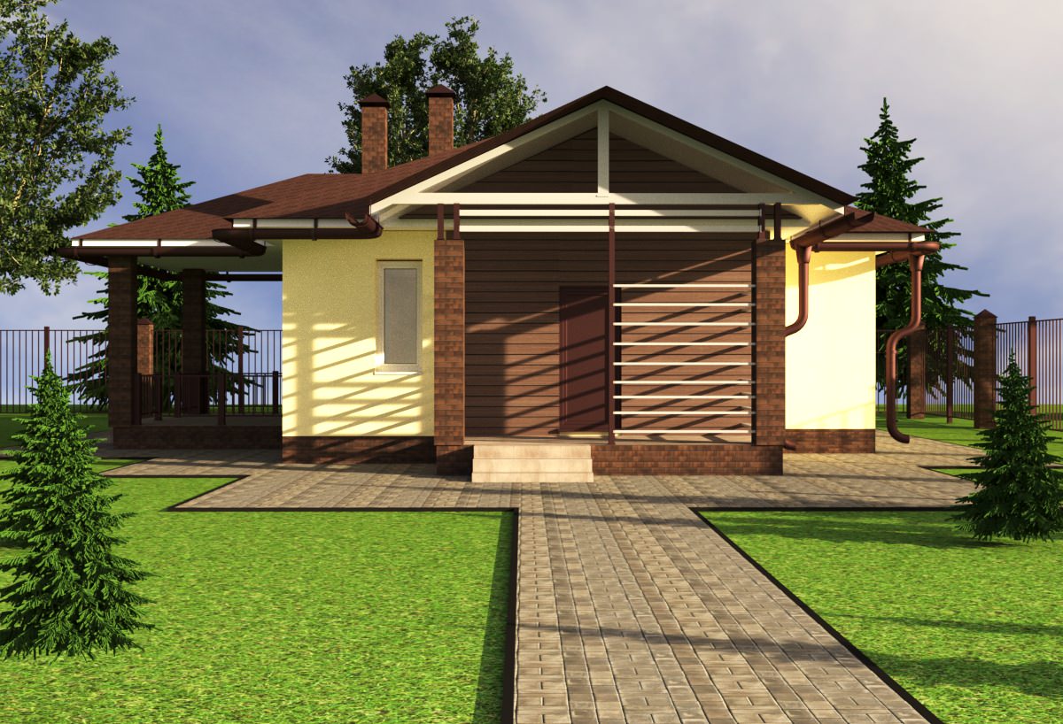 Проект дома г. Казань, п. Обсерватория