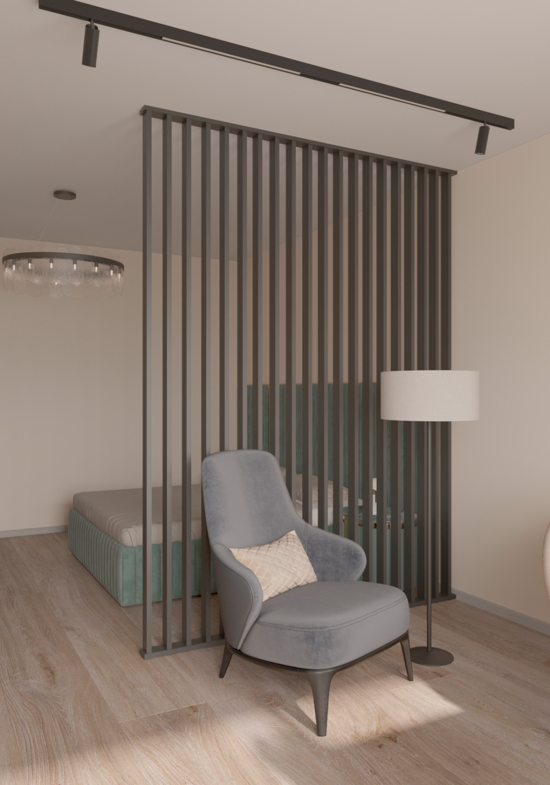 Обложка проекта: Спальня (ЖК Familia)