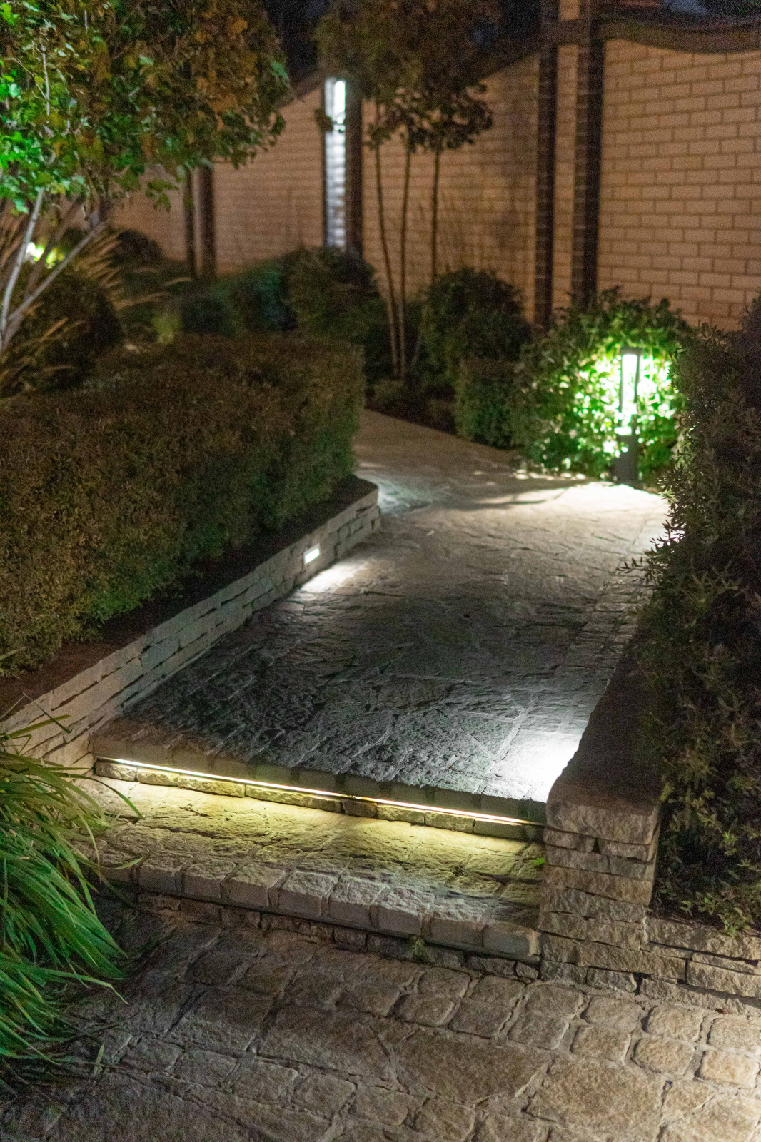 Ночная подсветка сада