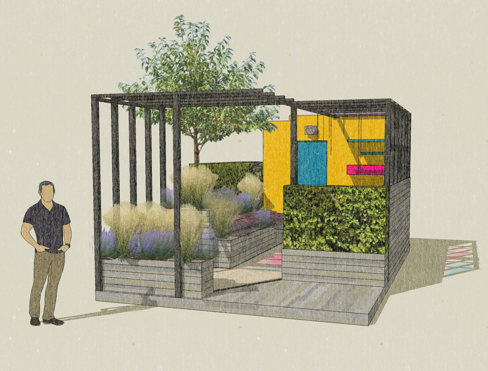 Внутренний дворик. Номинация Малый сад "Цветочный джем"