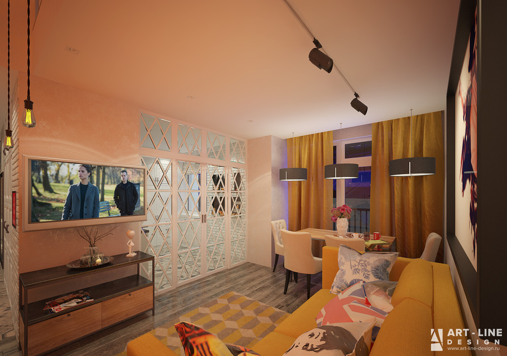 Двухуровневая квартира в современном стиле