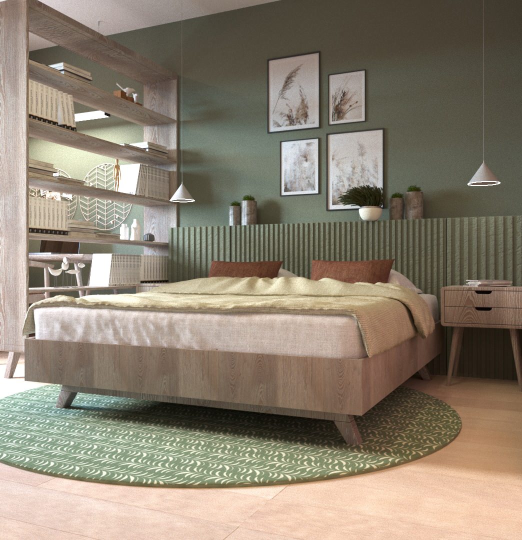 Обложка проекта: Многофункциональная спальня для студентки