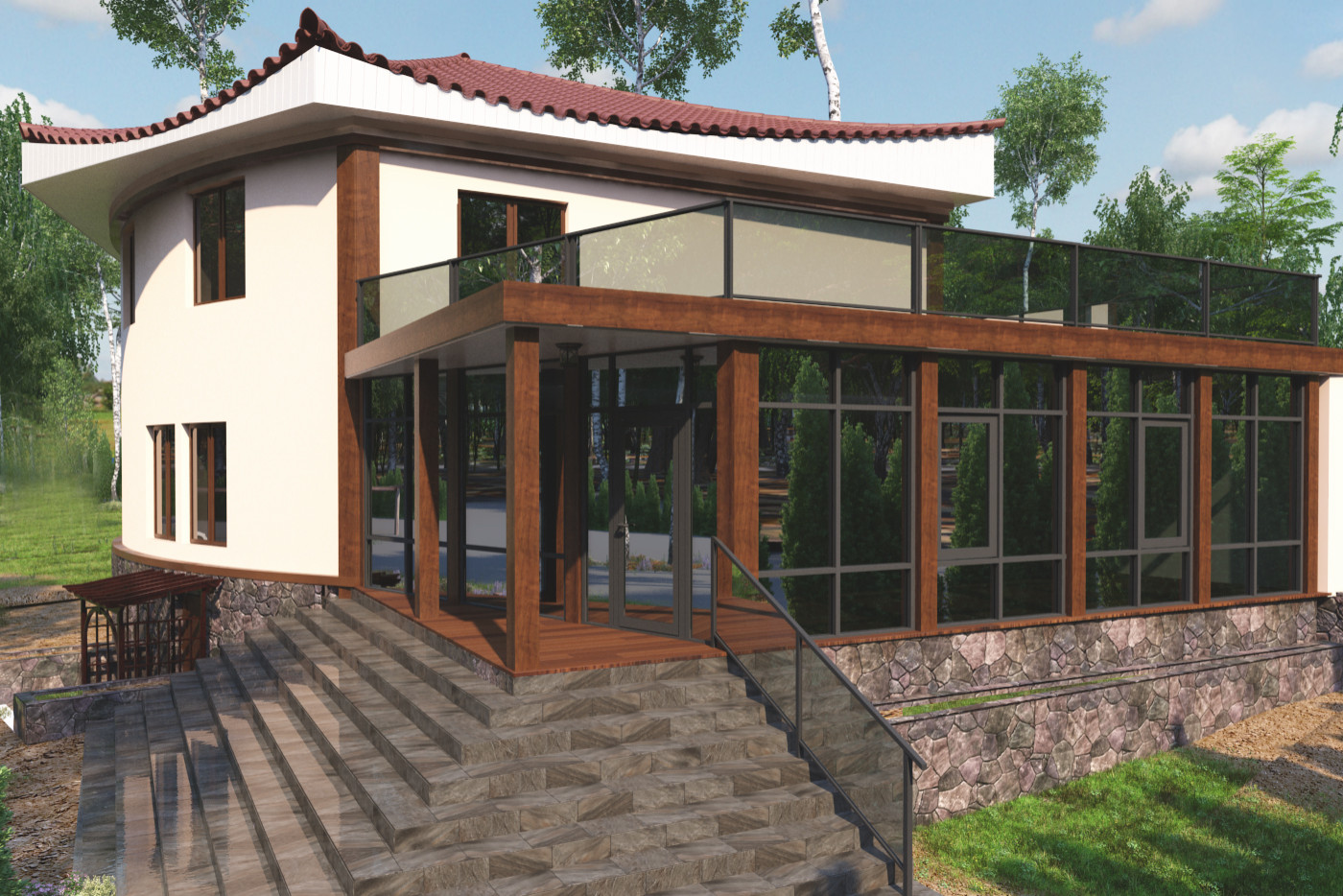 Дизайн-проект дома в Сазонках