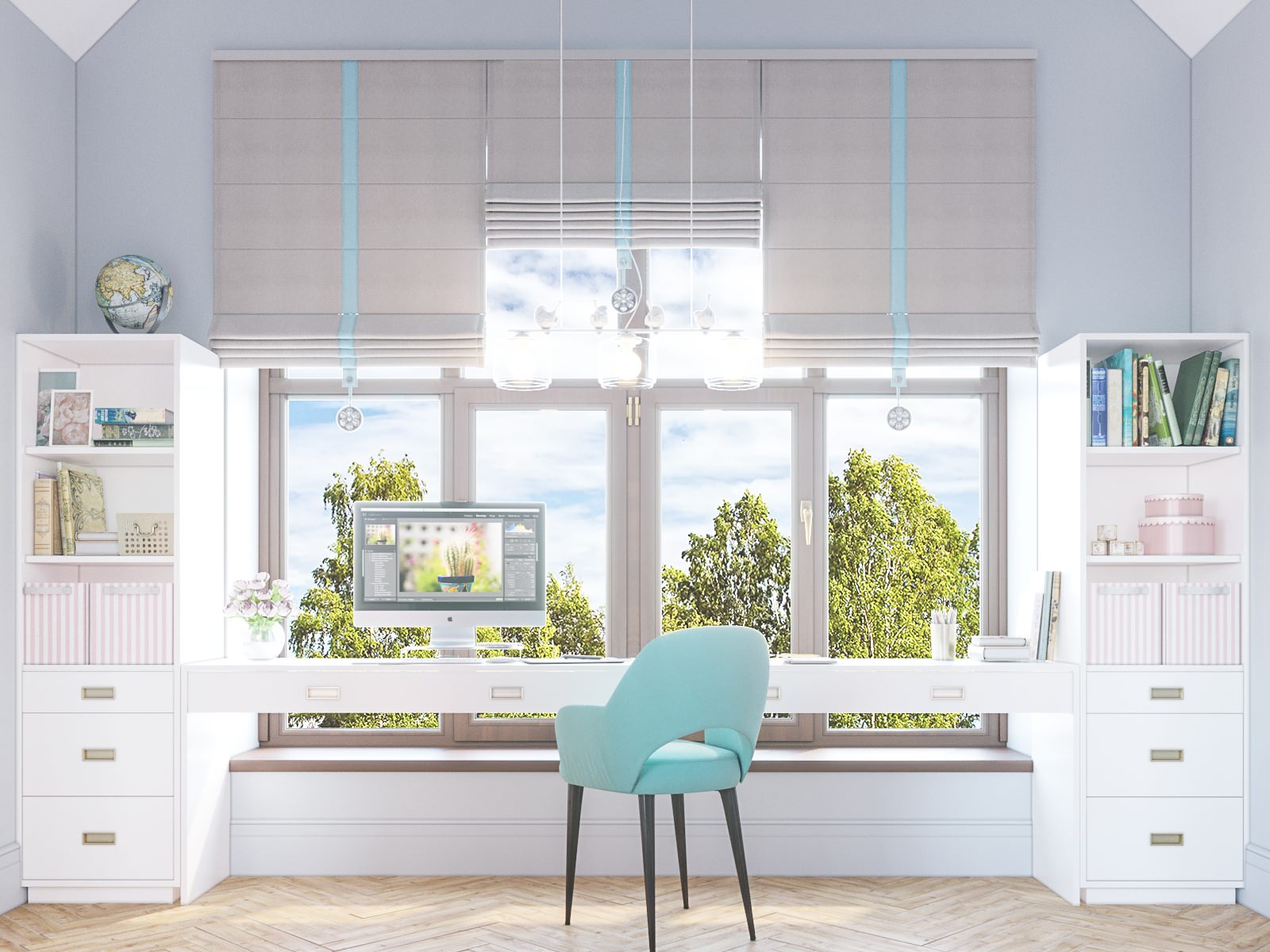 Château dans les pins