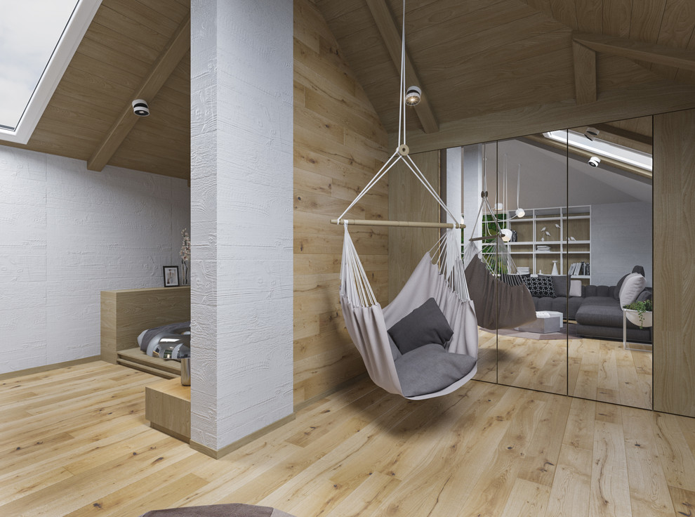 Интерьер мансарды на ул. Римской в г. Хабаровске