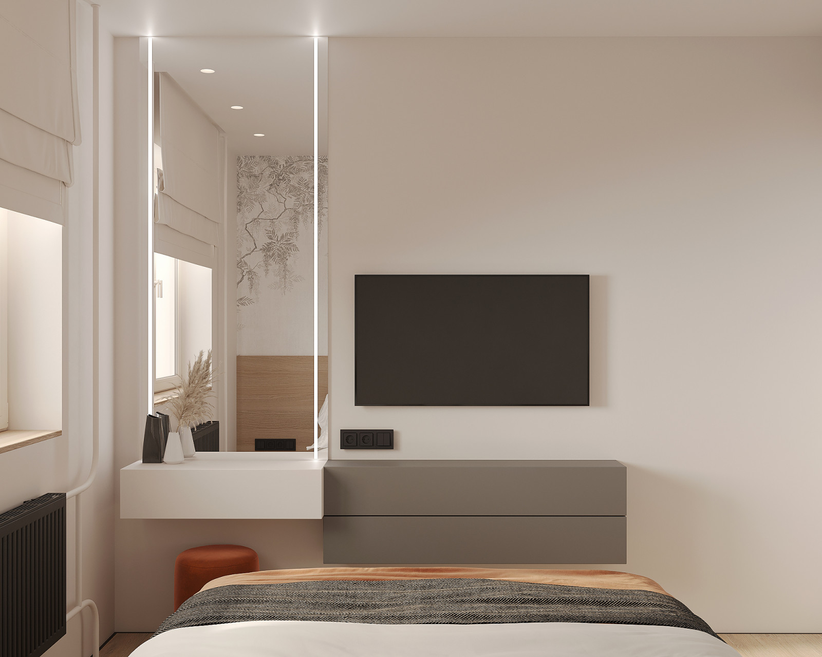 Двухкомнатная квартира для молодой девушки