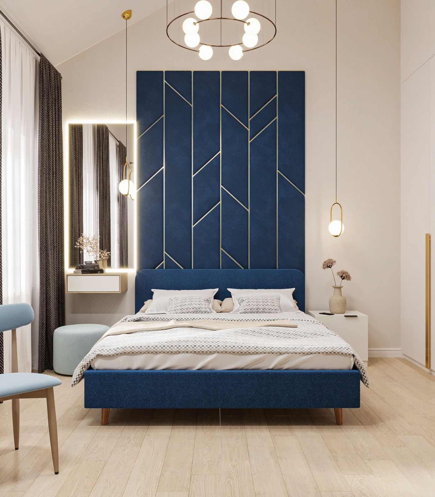 Спальня в таунхаусе