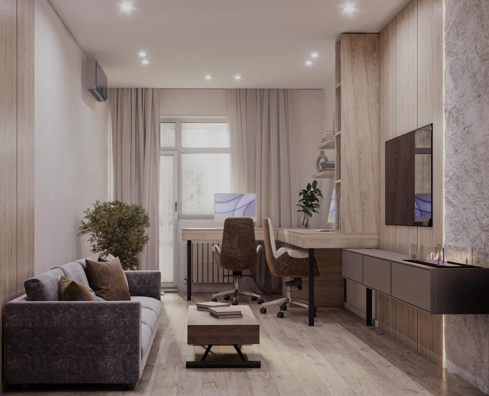 Дизайн-проект квартиры 49м² в ЖК Финский Залив