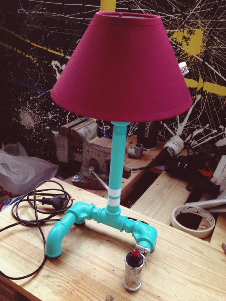 Светильники из водопроводной трубы