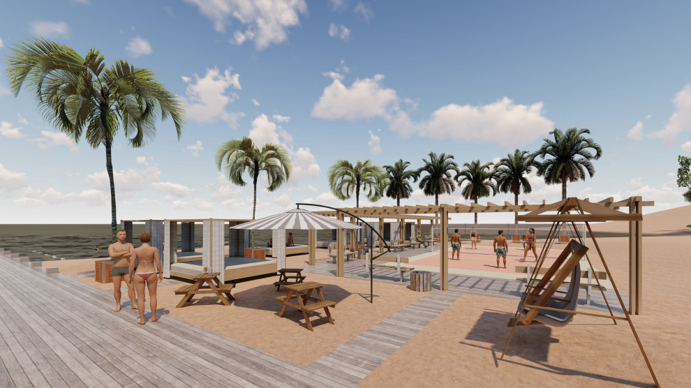 Обложка проекта: Благоустройство пляжа в Крыму