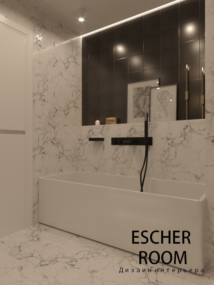 Ванная в мраморе