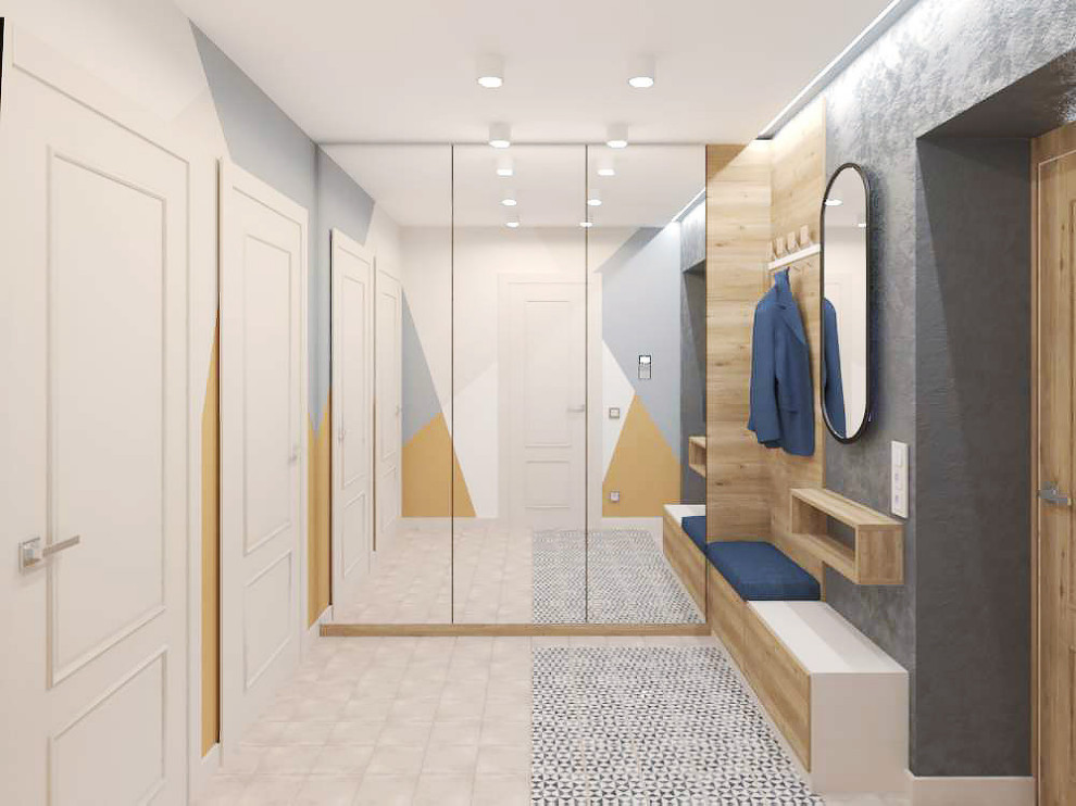 Квартира в г Бор, по мотивам Малевича и Кандинского