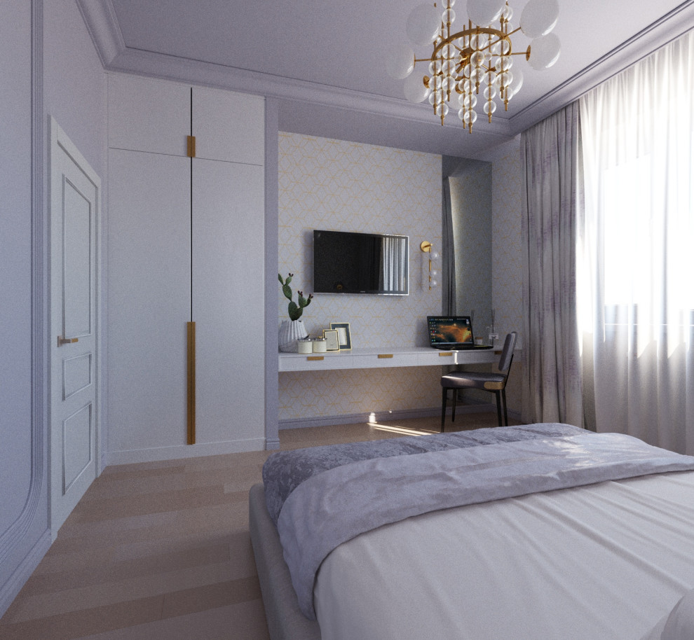 Обложка проекта: Спальня в лавандовом цвете