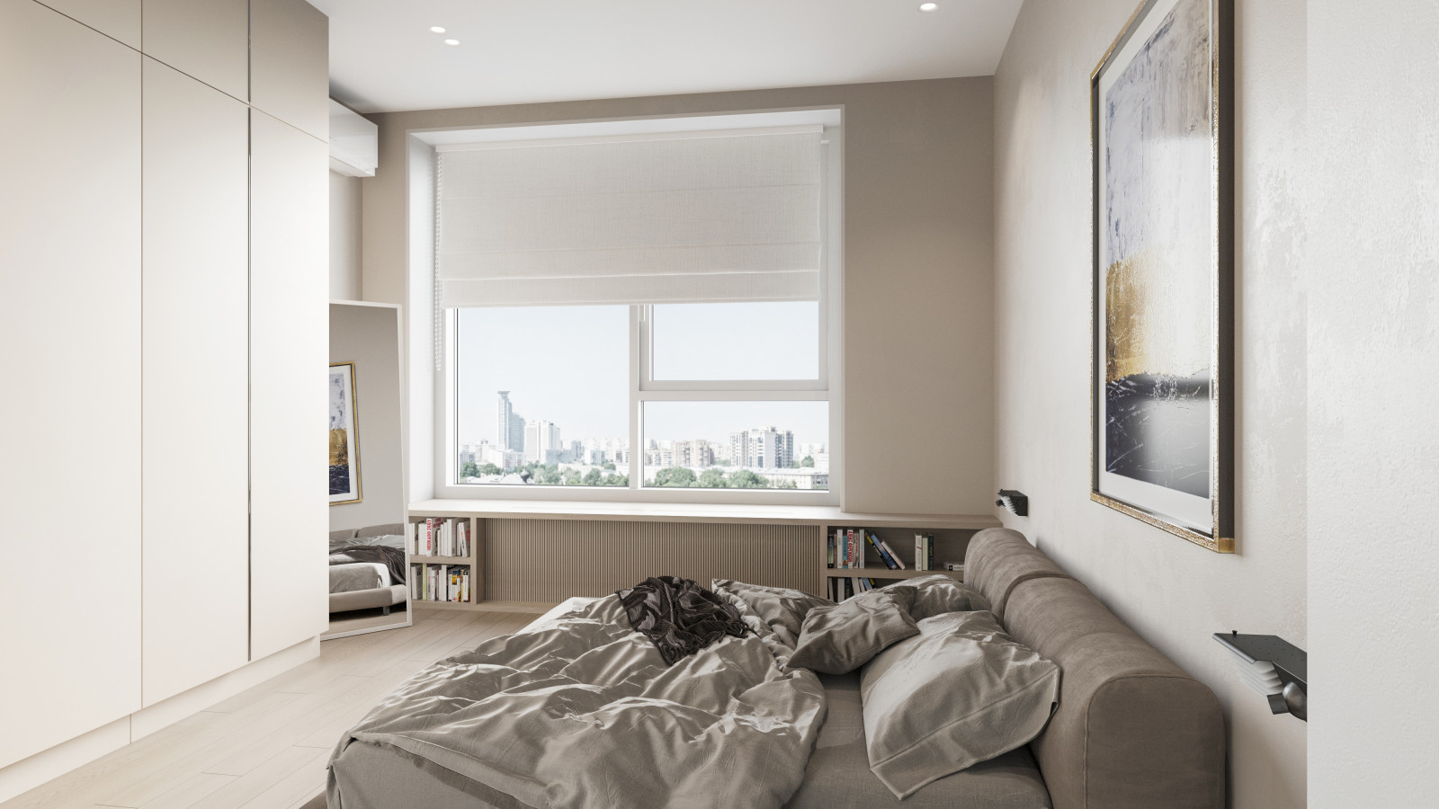Bedroom in the Residence of Architects