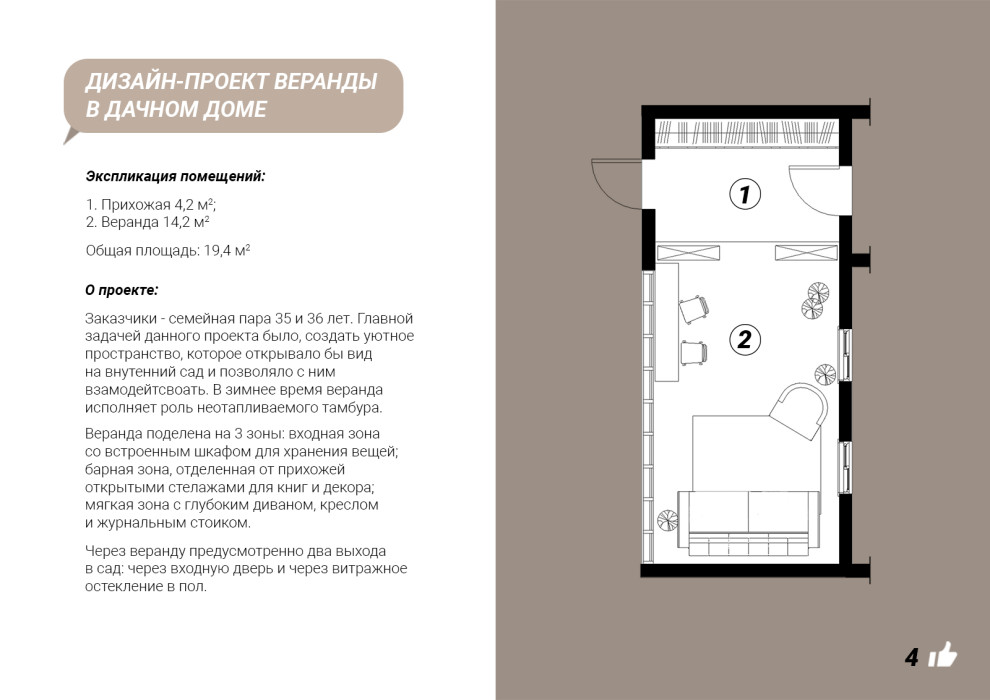 Веранда в дачном доме