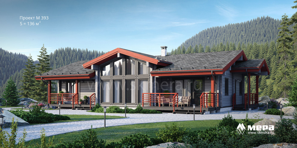 Современные дома из клееного бруса