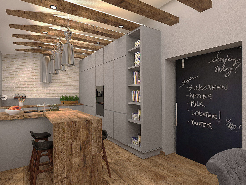 Коттедж в стиле лофт