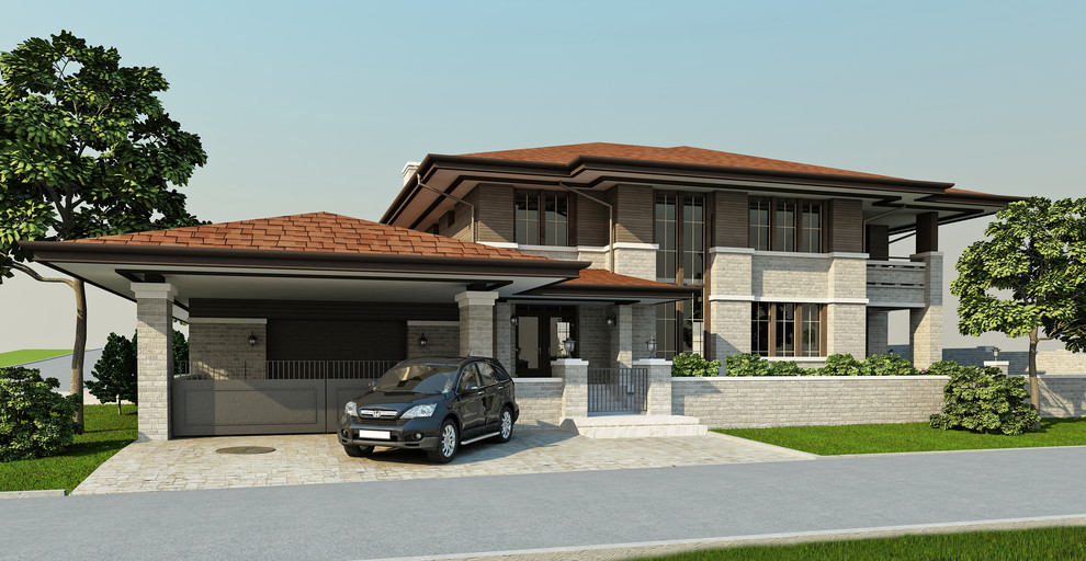 Дом в стиле Л.Райта