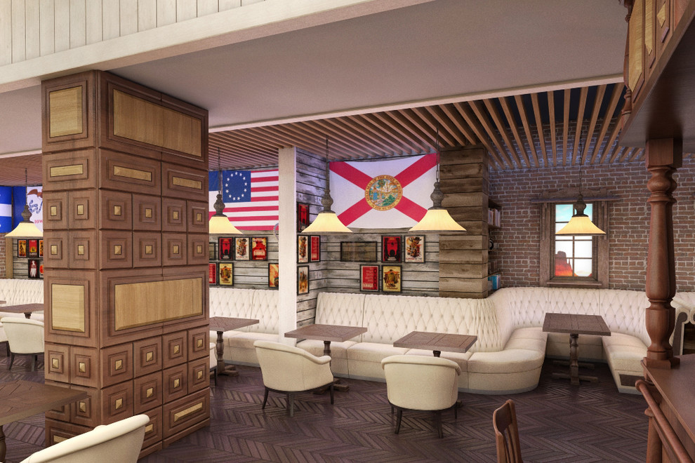 Дизайн-проект интерьера кинотеатра "АмбарСинема" г.Самара