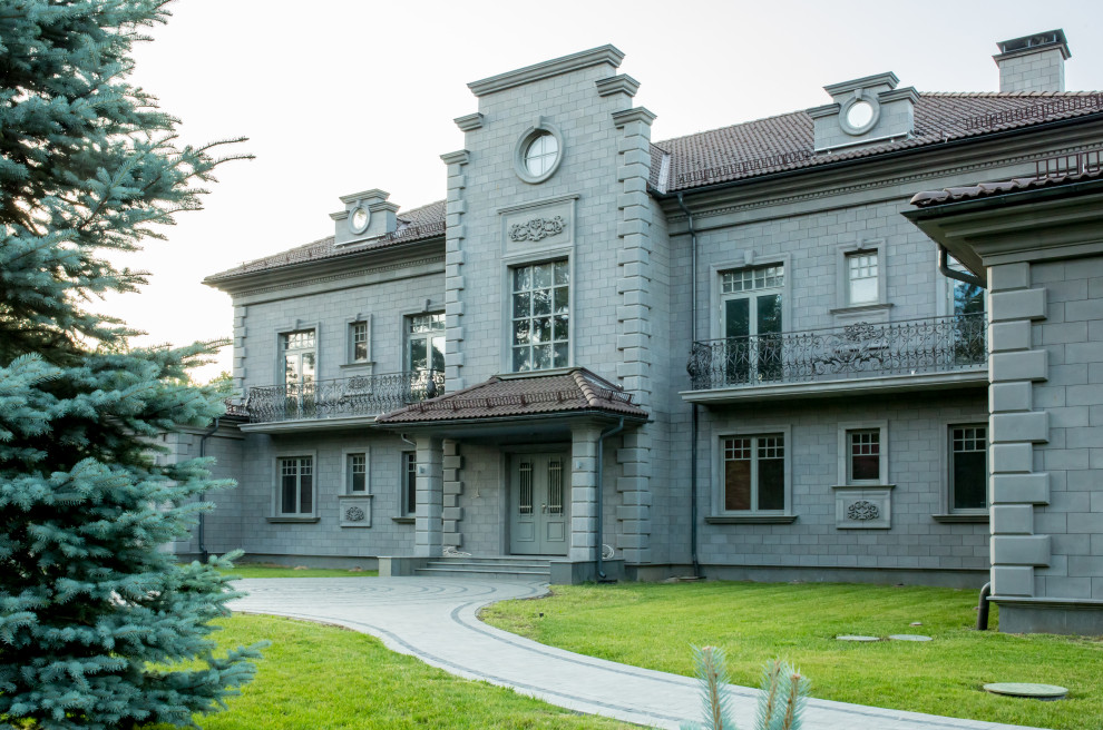 Классический особняк под Петербургом 1800м2