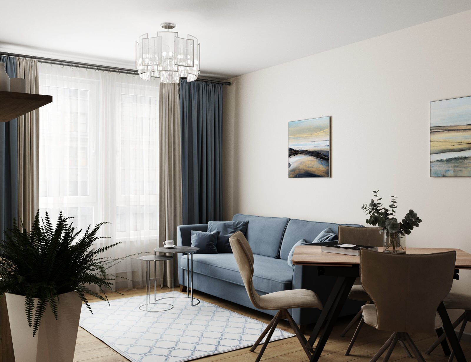 Кухня-гостиная