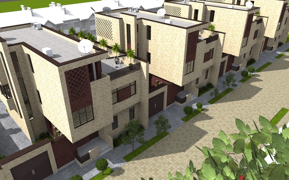 проект серии частных кирпичных домов