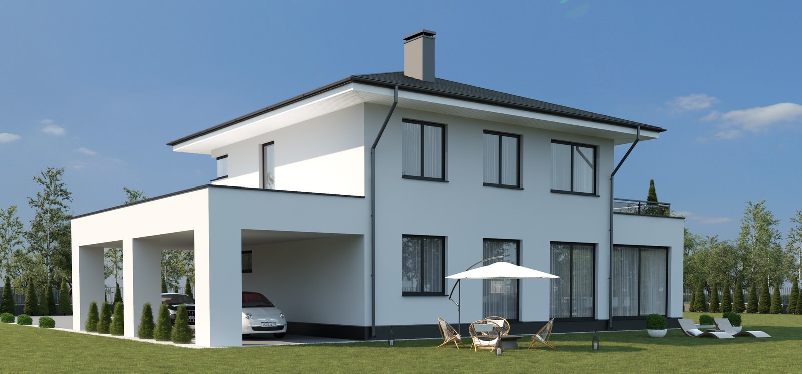 Современный дом