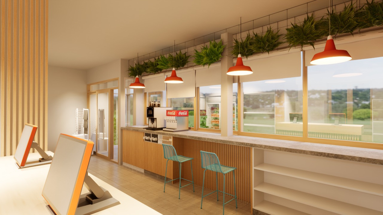 Обложка проекта: Интерьер кафе и магазина сети заправок "Апельсин", Рославль