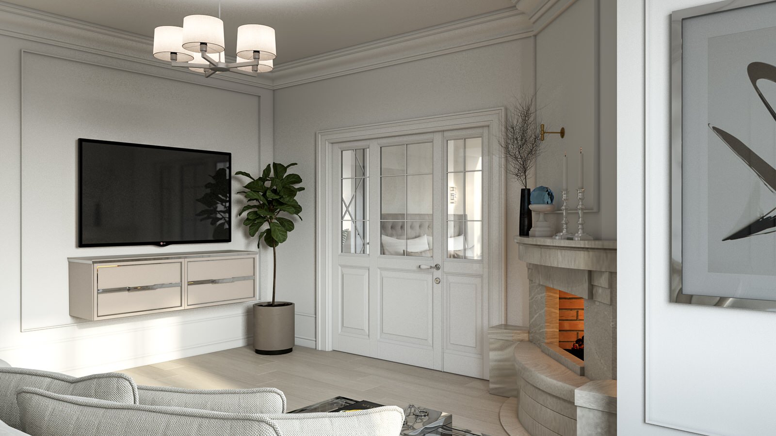 Загородный дом в лесу