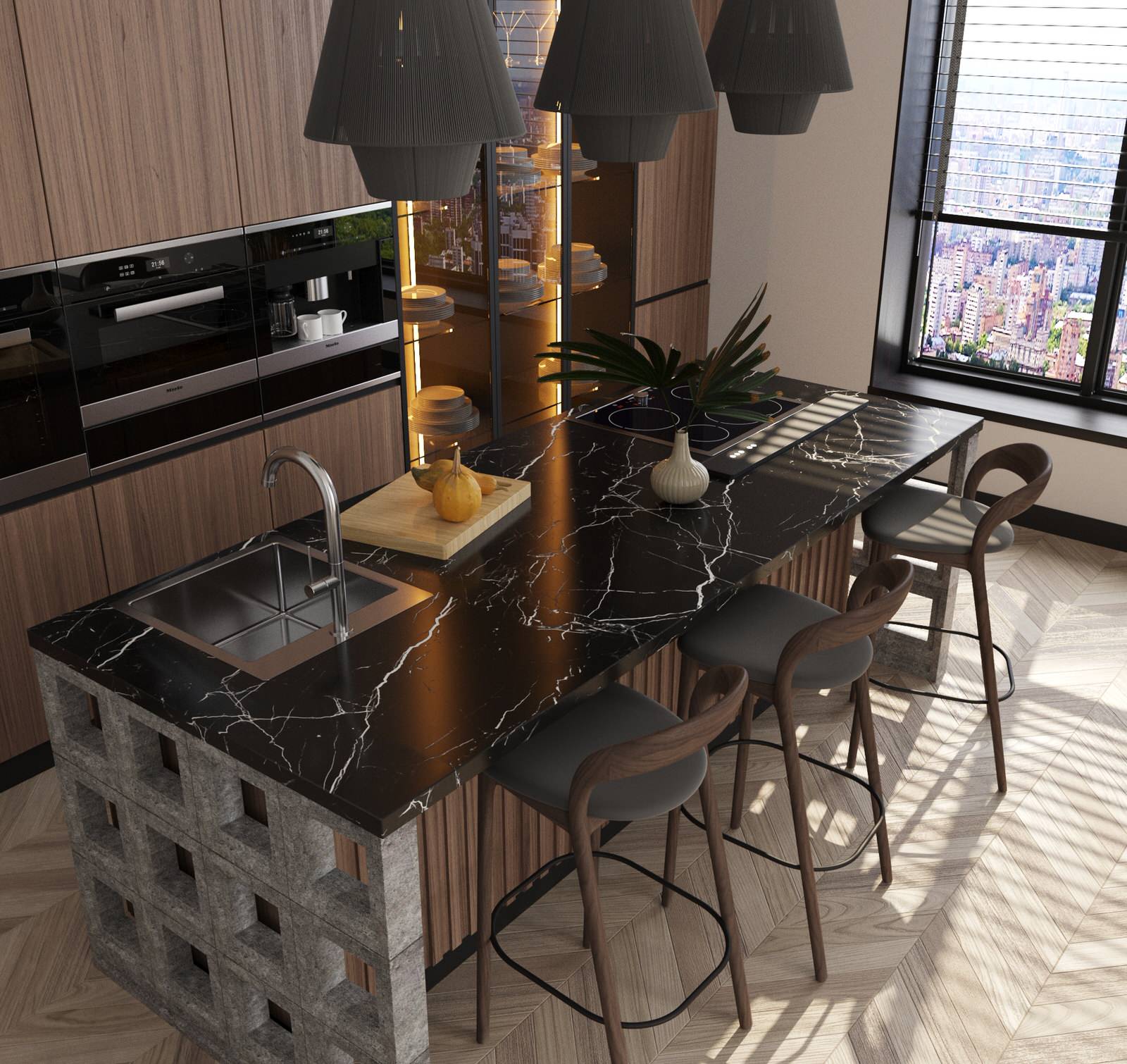 Обложка проекта: Квартира в Москве в современном стиле, 90 кв/м