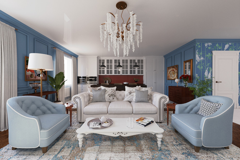 Обложка проекта: Проект кухни - гостиной