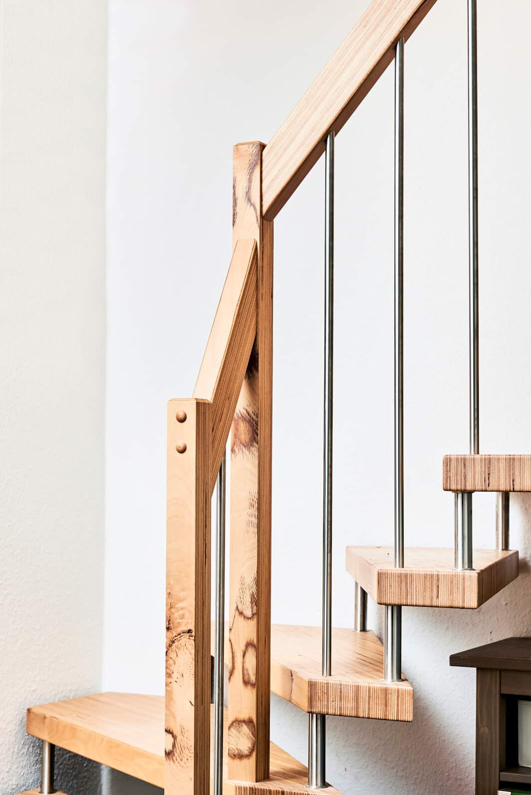 консольная лестница из BauBuche