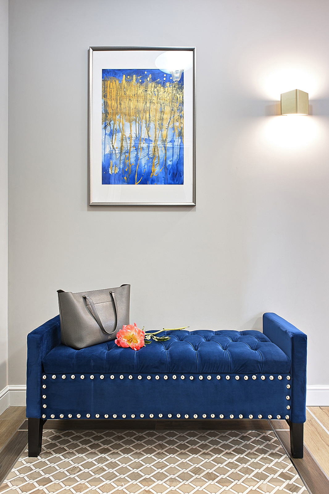 Интерьер с елочкой