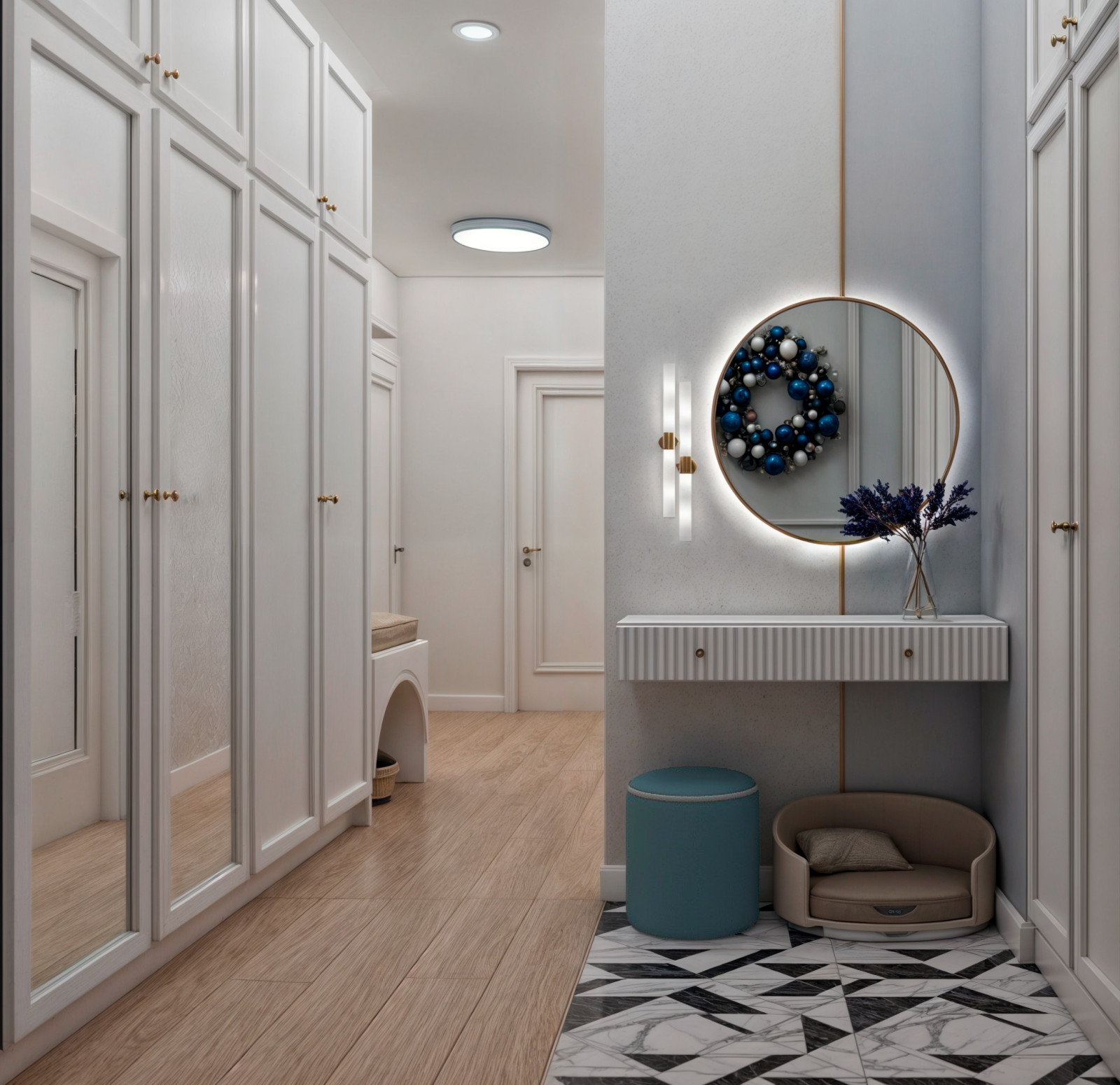 A cozy two-room apartment for a mother and her teenage daughter