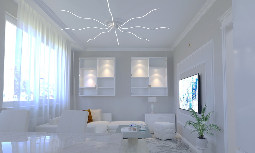 "Дизайн-проект однокомнатной квартиры со студией"