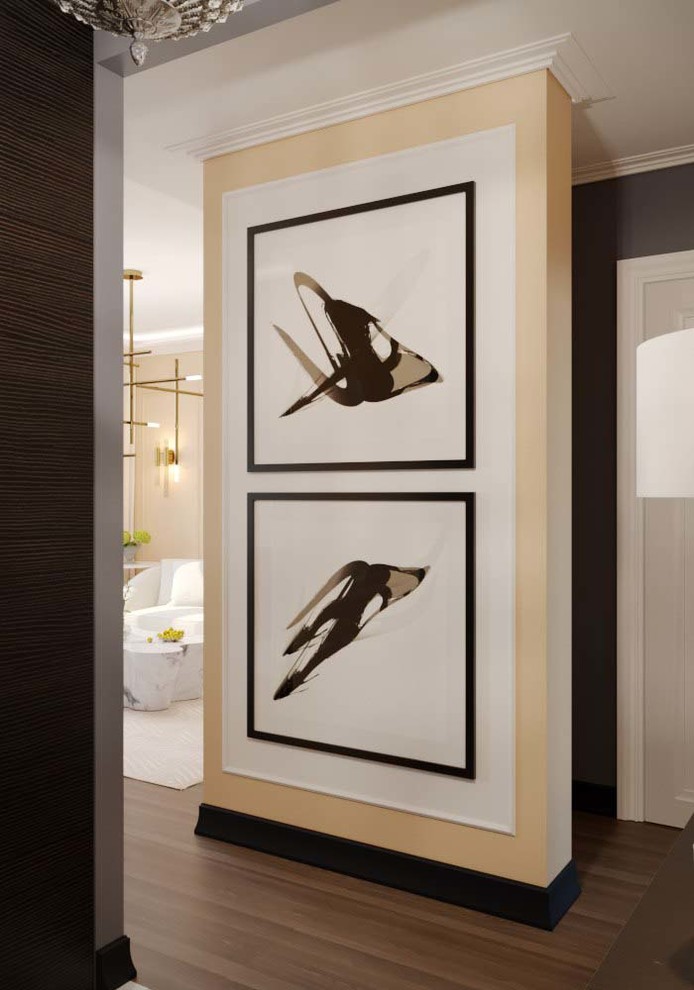 Обложка проекта: Модный интерьер двухкомнатной квартиры в духе современной Европы 75 метров