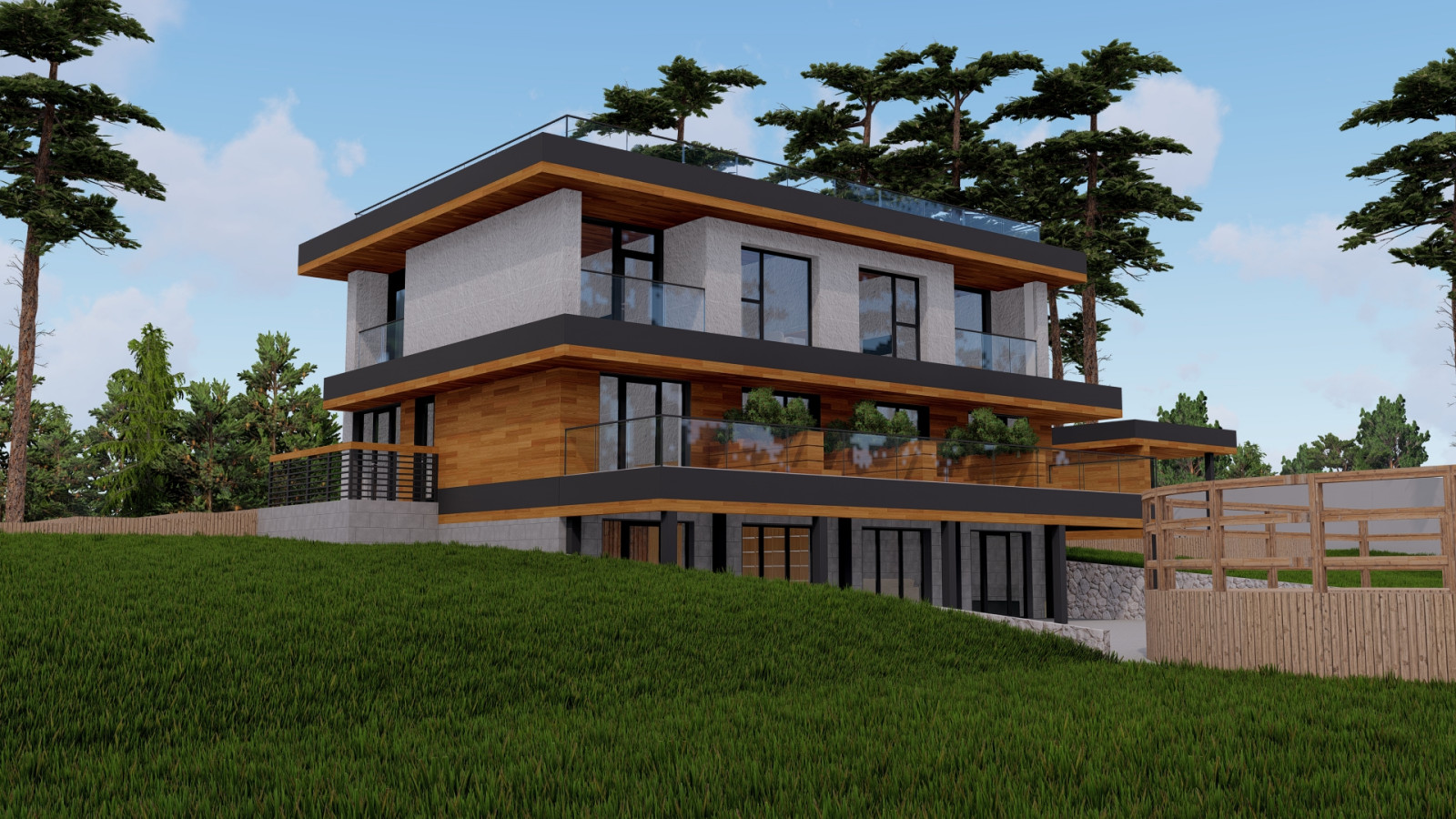 Обложка проекта: ПРОЕКТ ГОСТИНИЧНОГО КОМПЛЕКСА В ПОС. ЛЕСНОЙ НА КУРШСКОЙ КОСЕ | 2023