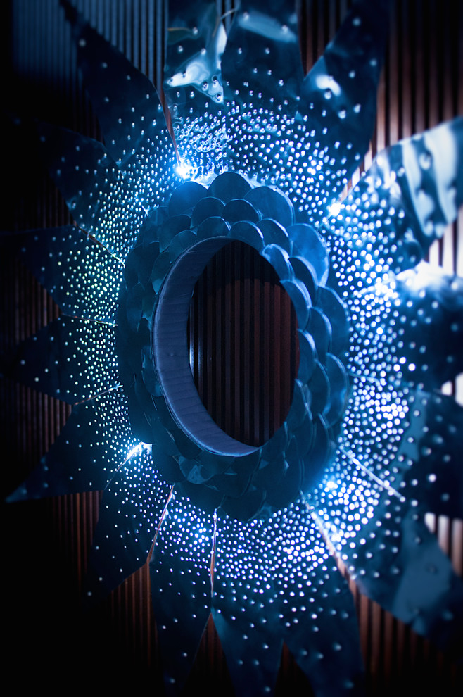 Своими руками: Сверкающий рождественский венок в виде звезды