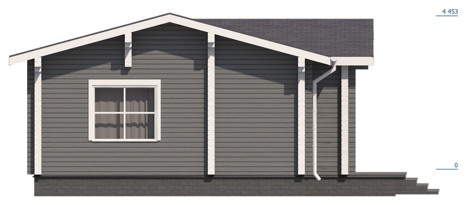 Дом из профилированного бруса "Яхрома"