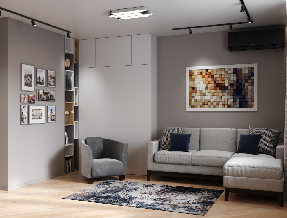 Проект в серых тонах