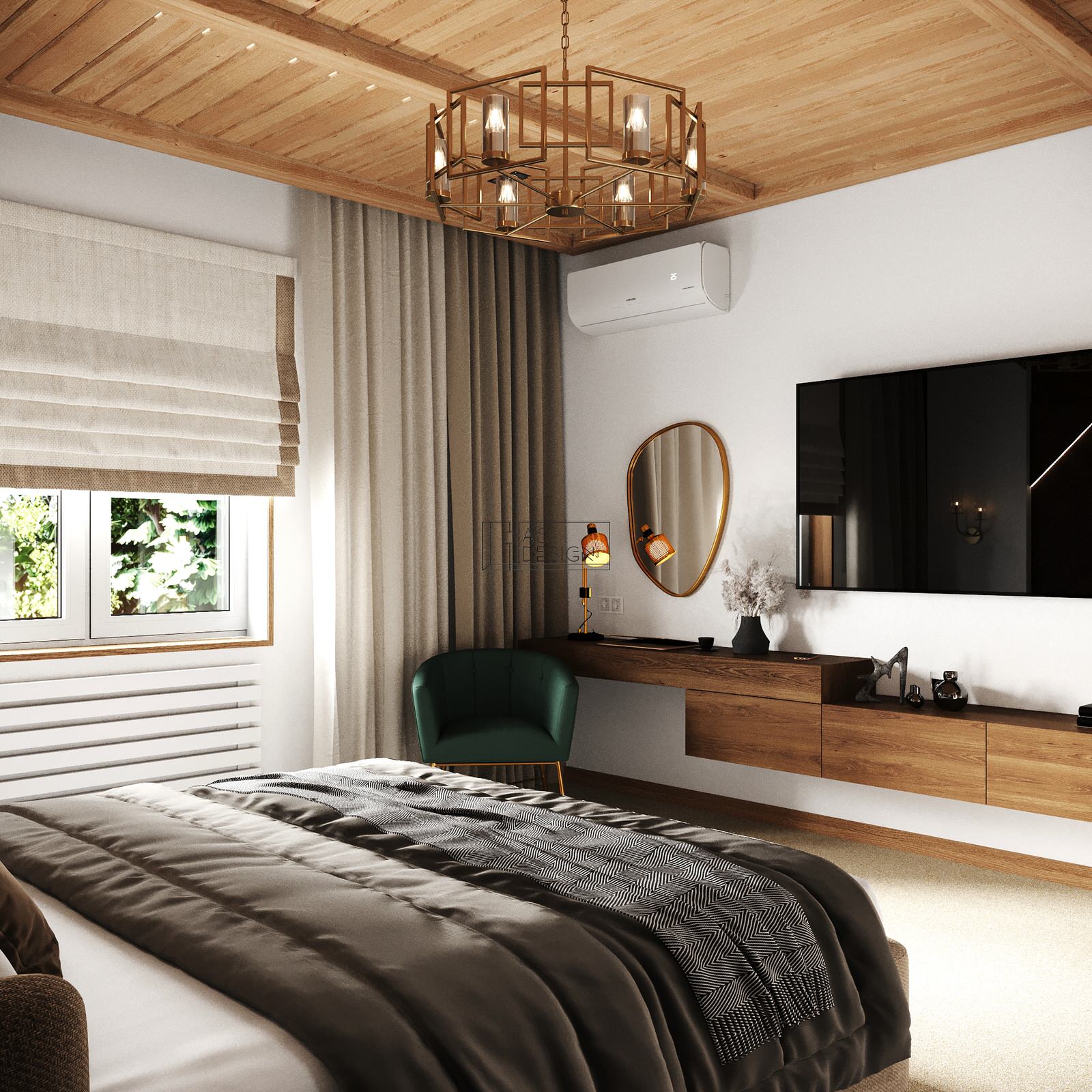 Проект загородного дома в стиле "Шале" Мск.обл. Мытищи