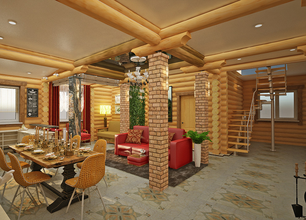 Обложка проекта: Ремонт в гостевом помещении с сауной.